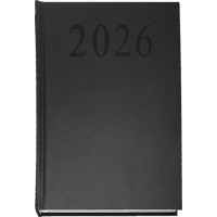 Naptár, tervező, A5, napi, 2027, fekete