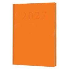 Naptár, tervező, A5, napi, 2027, narancssárga