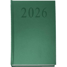 Naptár, tervező, A5, napi, 2027, zöld