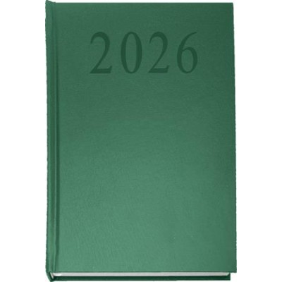 Naptár, tervező, A5, napi, 2027, zöld
