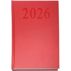 Naptár, tervező, A5, napi, 2027, bordó