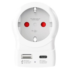 Adapter, Egyesült Királyságba utazóknak, USB-C + USB-A, SKROSS