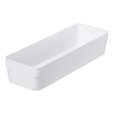 Fiókrendező, 30x6x10 cm, SMARTSTORE "Compact", fehér
