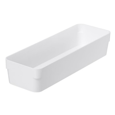 Fiókrendező, 30x6x10 cm, SMARTSTORE "Compact", fehér