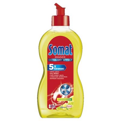Mosogatógép öblítő, 500 ml, SOMAT "Extra", lemon