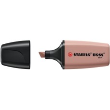 Szövegkiemelő, 1-4 mm, STABILO "Boss Mini Nature vibes", sötétbarna