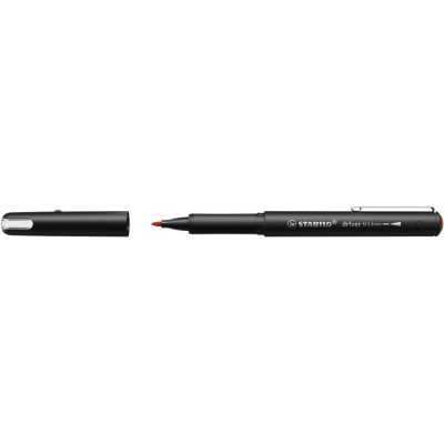 Filctoll, 0,8 mm, STABILO "dr!ver", piros