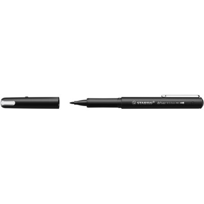 Filctoll, 0,8 mm, STABILO "dr!ver", fekete