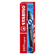 Rollertoll betét, 0,5 mm, STABILO "EASYoriginal", kék