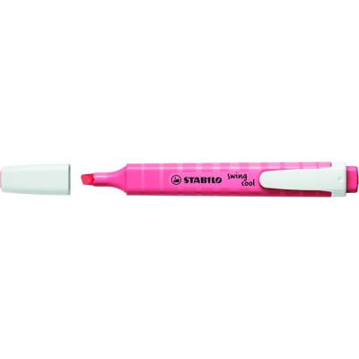 Szövegkiemelő, 1-4 mm, STABILO "Swing Cool Pastel", cseresznyevirág