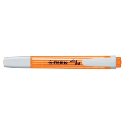 Szövegkiemelő, 1-4 mm, STABILO "Swing Cool", narancssárga