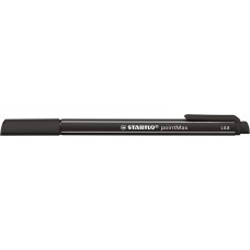 Filctoll, 0,8 mm, STABILO "Point Max", fekete