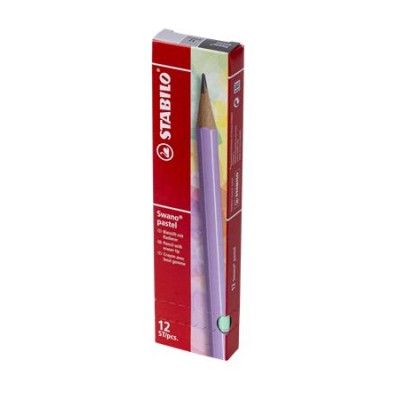 Grafitceruza radírral, HB, hatszögletű, STABILO "Swano Pastel", zöld