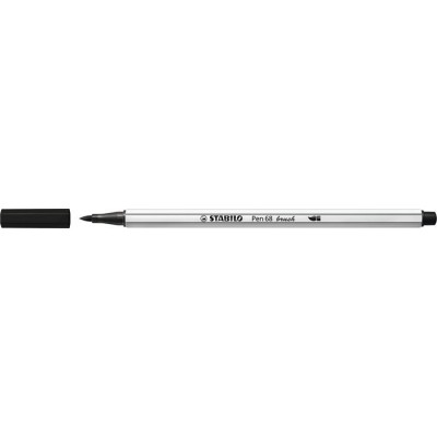 Ecsetirón, STABILO "Pen 68 brush", fekete