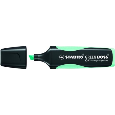 Szövegkiemelő, 2-5 mm, STABILO "Green Boss Pastel", türkiz