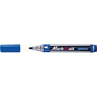 Alkoholos marker, 1,5-2,5 mm, kúpos, STABILO "Mark-4-all", kék
