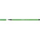 Filctoll, 1 mm, STABILO "Pen 68", neon zöld