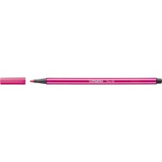 Filctoll, 1 mm, STABILO "Pen 68", neon rózsaszín