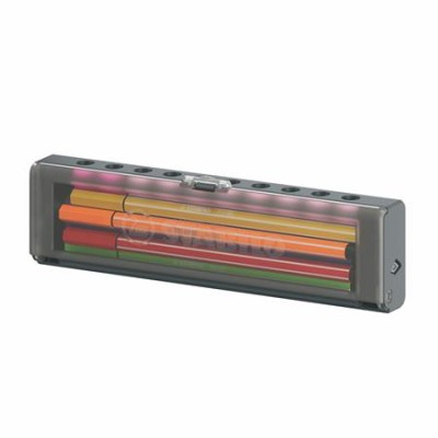 Filctoll készlet, 1 mm, STABILO "Pen 68", 10 db-os asztali készlet