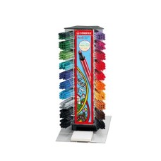 Filctoll display, 1 mm, STABILO "Pen 68", vegyes színek