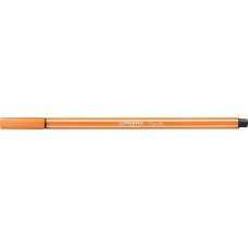 Filctoll, 1 mm, STABILO "Pen 68", halvány narancssárga