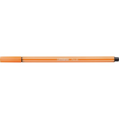 Rostirón, 1 mm, STABILO "Pen 68", halvány narancssárga