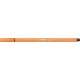 Filctoll, 1 mm, STABILO "Pen 68", halvány narancssárga
