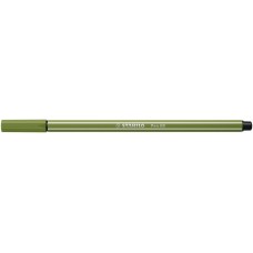 Filctoll, 1 mm, STABILO "Pen 68", mohazöld