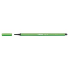 Filctoll, 1 mm, STABILO "Pen 68", levél zöld