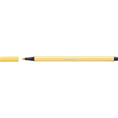 Rostirón, 1 mm, STABILO "Pen 68", sárga