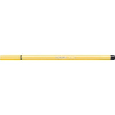 Rostirón, 1 mm, STABILO "Pen 68", sárga