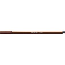 Filctoll, 1 mm, STABILO "Pen 68", barna