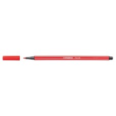 Filctoll, 1 mm, STABILO "Pen 68", kármin piros