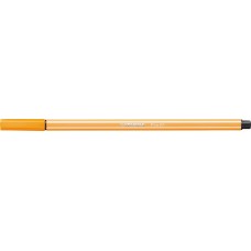 Filctoll, 1 mm, STABILO "Pen 68", narancssárga