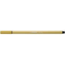Filctoll, 1 mm, STABILO "Pen 68", khaki