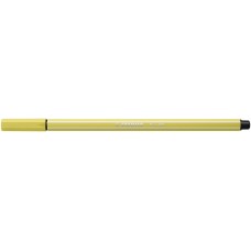Filctoll, 1 mm, STABILO "Pen 68", mustár