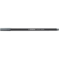 Filctoll, 1,4 mm, STABILO "Pen 68 metallic", ezüst