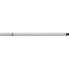 Filctoll, 1 mm, STABILO "Pen 68", világos szürke