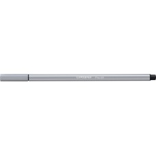 Filctoll, 1 mm, STABILO "Pen 68", közép szürke
