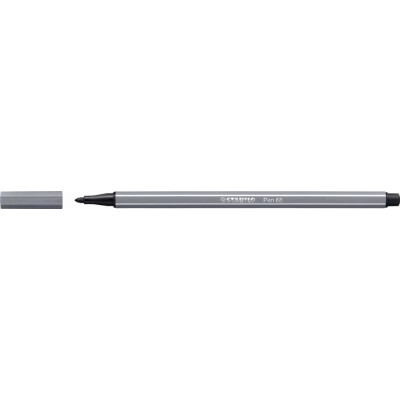 Rostirón, 1 mm, STABILO "Pen 68", sötét szürke