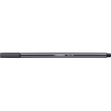 Filctoll, 1 mm, STABILO "Pen 68", mély szürke