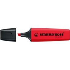 Szövegkiemelő, 2-5 mm, STABILO "BOSS original", Stabilo piros