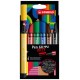 Filctoll készlet, 1-5 mm, vágott hegy, STABILO "Pen 68 MAX", 6 különböző szín