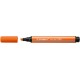 Filctoll, 1-5 mm, vágott hegy, STABILO "Pen 68 MAX", sötét narancssárga