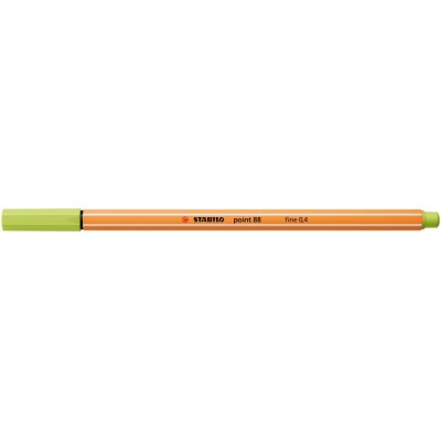 Tűfilc, 0,4 mm, STABILO "Point 88", lime zöld
