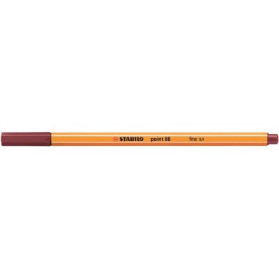 Tűfilc, 0,4 mm, STABILO "Point 88", bíborvörös