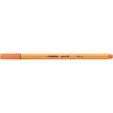 Tűfilc, 0,4 mm, STABILO "Point 88", halvány cinóber