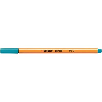 Tűfilc, 0,4 mm, STABILO "Point 88", világoskék