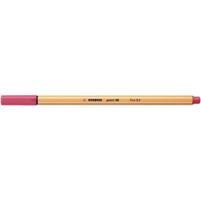 Tűfilc, 0,4 mm, STABILO "Point 88", eperpiros