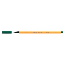 Tűfilc, 0,4 mm, STABILO "Point 88", fenyőzöld